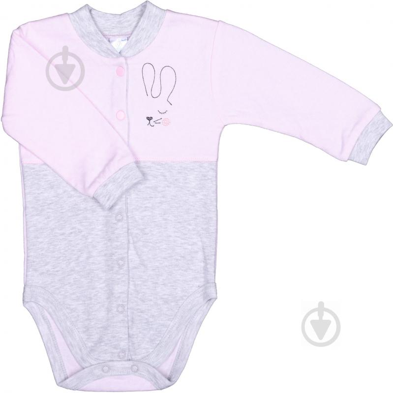 Боди детское для девочки Baby Veres Honey bunny р.68 розовый - фото 1