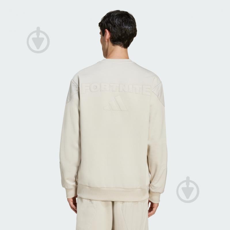 Світшот Adidas M Fn Crewneck JV8020 р.2XL бежевий - фото 2