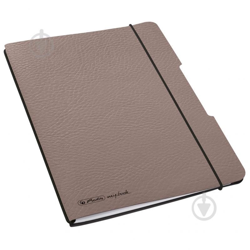 Блокнот Herlitz My.Book Flex Leather Taupe А5 40 арк. точка - фото 4