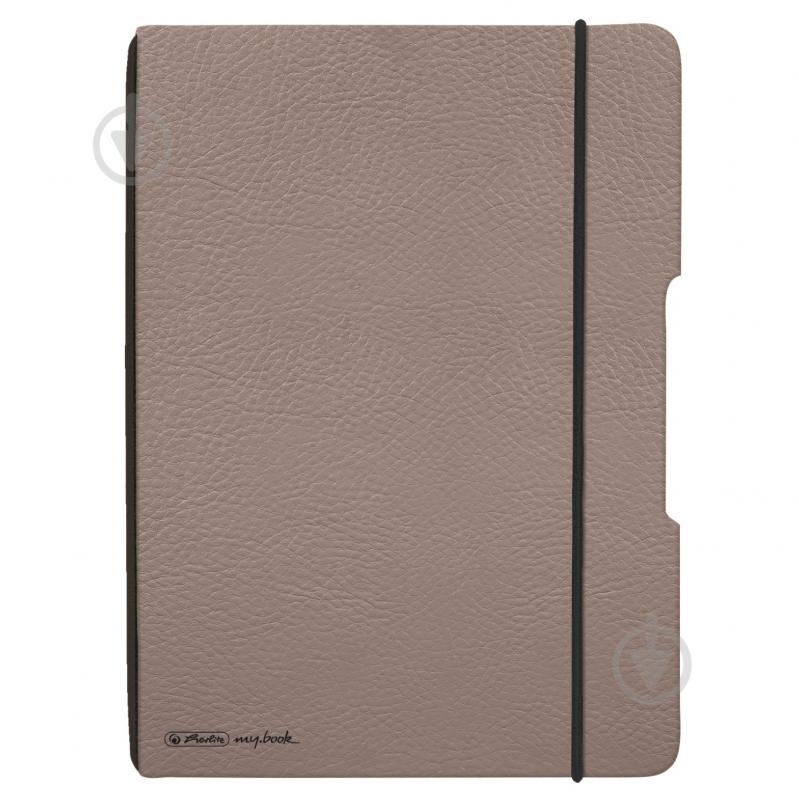 Блокнот Herlitz My.Book Flex Leather Taupe А5 40 арк. точка - фото 1