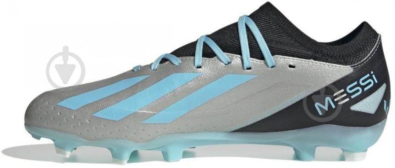 Бутсы Adidas Crazyfast Messi 3 FG IE4078 р.44 серебряный - фото 2