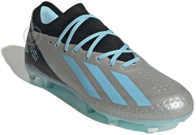 Бутсы Adidas Crazyfast Messi 3 FG IE4078 р.44 серебряный - фото 3