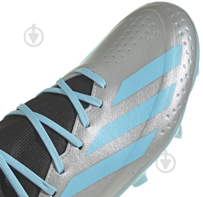 Бутсы Adidas Crazyfast Messi 3 FG IE4078 р.44 серебряный - фото 7