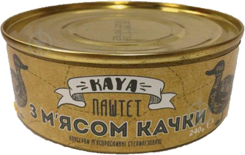 Паштет KAYA с мясом утки 240 г - фото 1