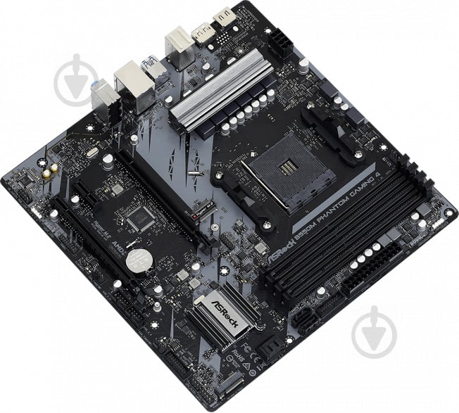 Материнская плата ASRock B550M PHANTOM GAMING 4 (Socket AM4, AMD B550, mirco ATX) - фото 3