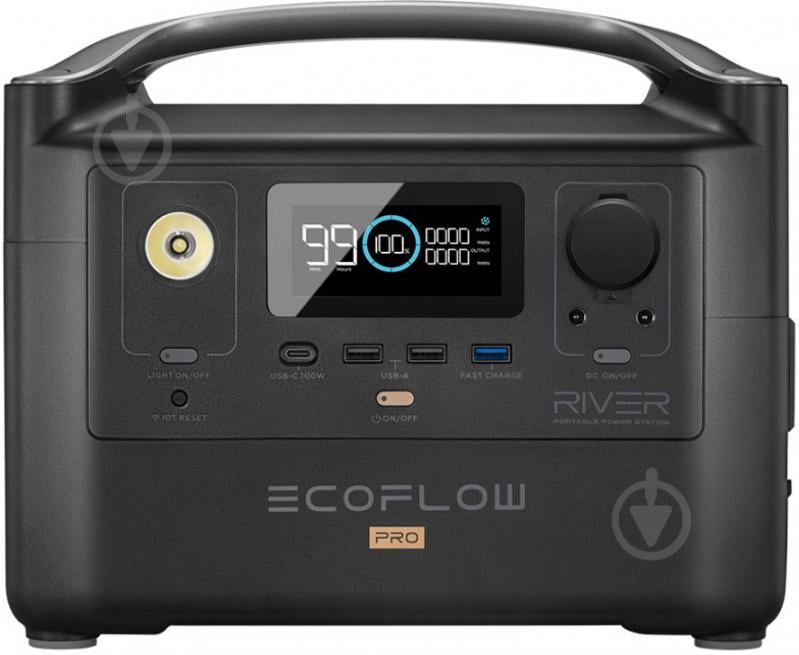 Зарядная станция EcoFlow RIVER Pro (EFRIVER600PRO-EU) (720 Вт·год)