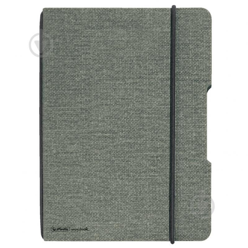 Блокнот Herlitz My.Book Flex Canvas Grey А5 40 арк. точка - фото 1