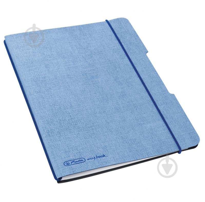 Блокнот Herlitz My.Book Flex Canvas Blue А5 40 арк. точка - фото 4