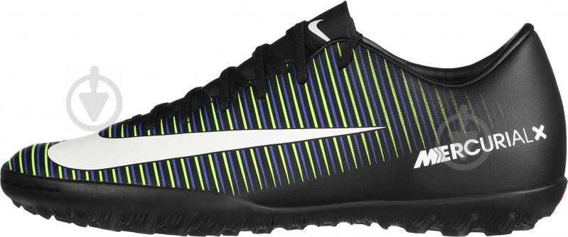 Cороконіжки Nike MERCURIALX VICTORY VI TF 831968-013 р.44 чорний - фото 1