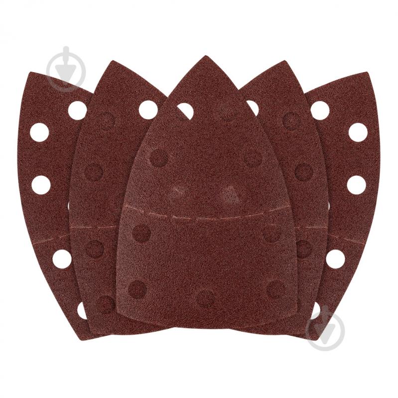 Наждачная бумага GRAPHITE Delta Velcro 102 х 152 мм P80 5 шт. 58T302 - фото 1 Наждачная бумага GRAPHITE Delta Velcro 102 х 152 мм P80 5 шт. 58T302 - фото 1