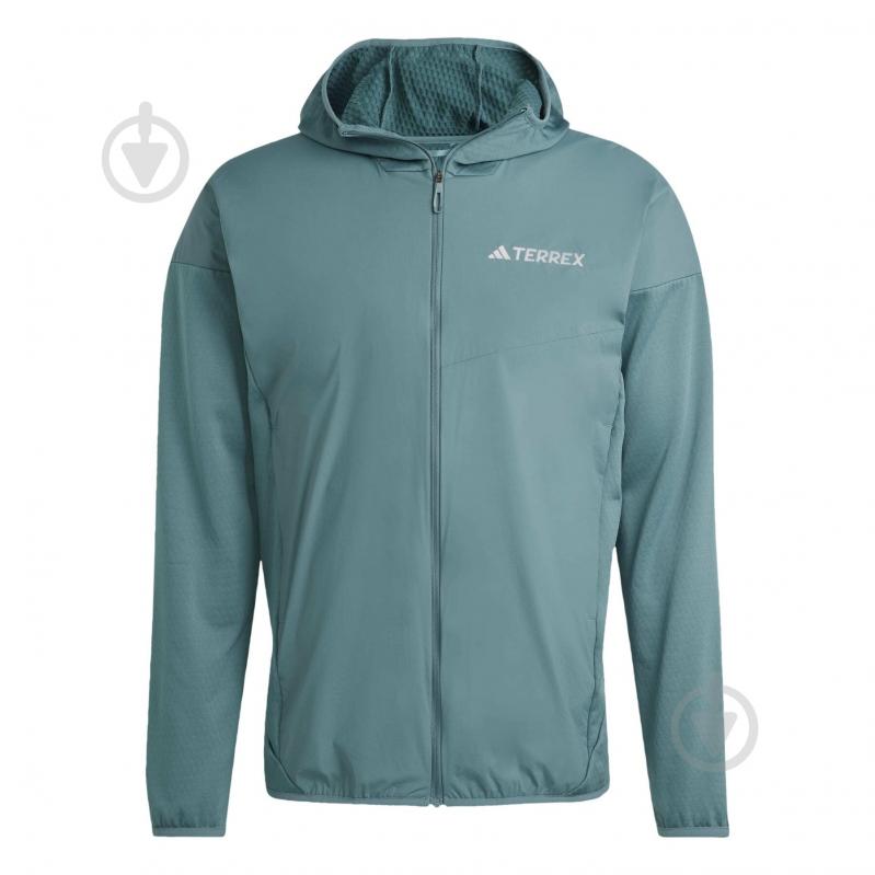 Худи Adidas XPR WIND FL H JM0109 р.2XL зеленый - фото 7 Худи Adidas XPR WIND FL H JM0109 р.2XL зеленый - фото 7