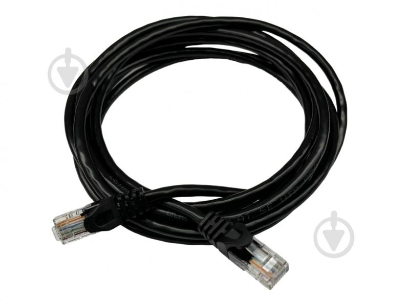 Патч-корд Gear GPC-UTPCCARJ45-0.25B, RJ45, UTP 5e, 24AWG 0,25 м чорний - фото 2