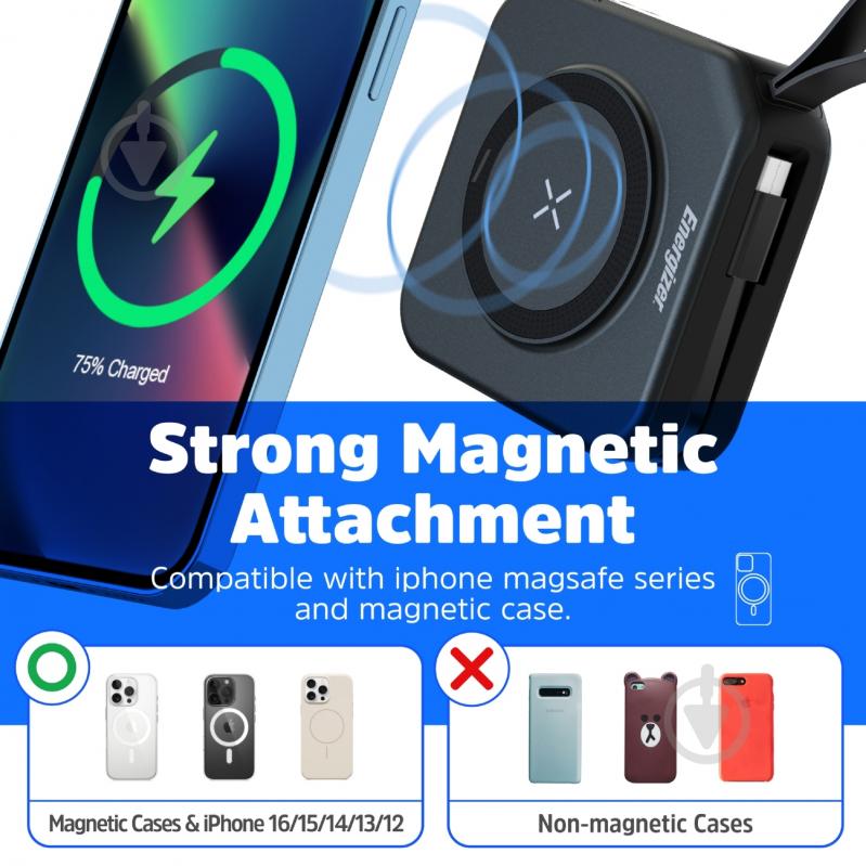 Повербанк Energizer 10000 mAh black (QM10001AC) - фото 9 Повербанк Energizer 10000 mAh black (QM10001AC) - фото 9