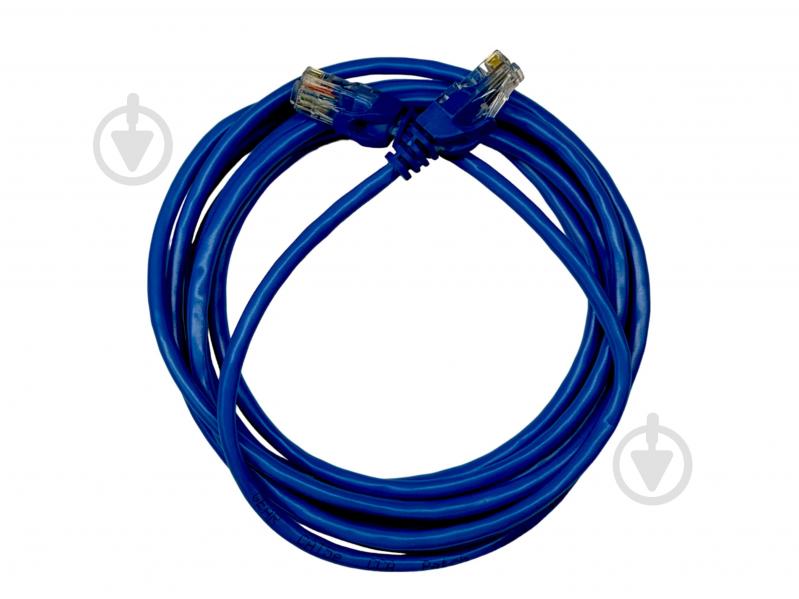 Патч-корд Gear GPC-UTPCCARJ45-0.25BE, RJ45, UTP 5e, 24AWG 0,25 м синій - фото 2