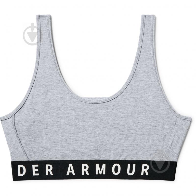 Бра Under Armour Favorite Cotton Everyday Heather Bra 1310697-037 XS серый - фото 1