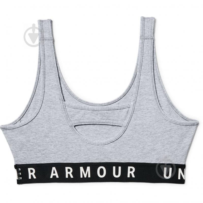 Бра Under Armour Favorite Cotton Everyday Heather Bra 1310697-037 XS серый - фото 2