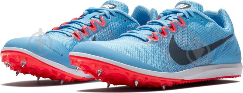 Кроссовки Nike WMNS ZOOM RIVAL D 10 907567-446 р.US 8,5 голубой - фото 1
