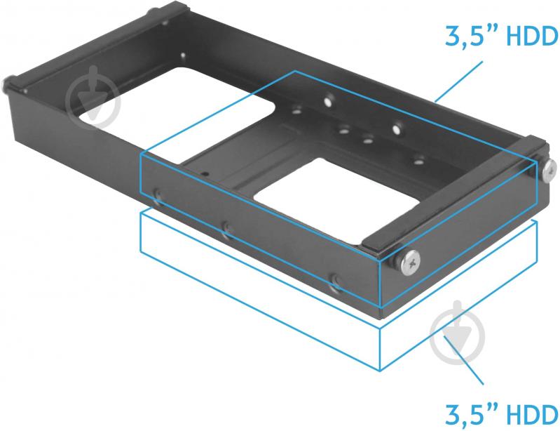 Корпус Chieftec PRO CUBE MINI CN-01B-OP miniITX Black - фото 13