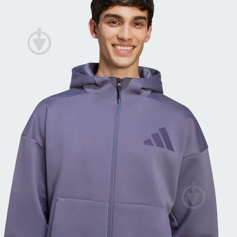 Джемпер Adidas M Z.N.E. FZ JW4719 р.2XL синий - фото 4