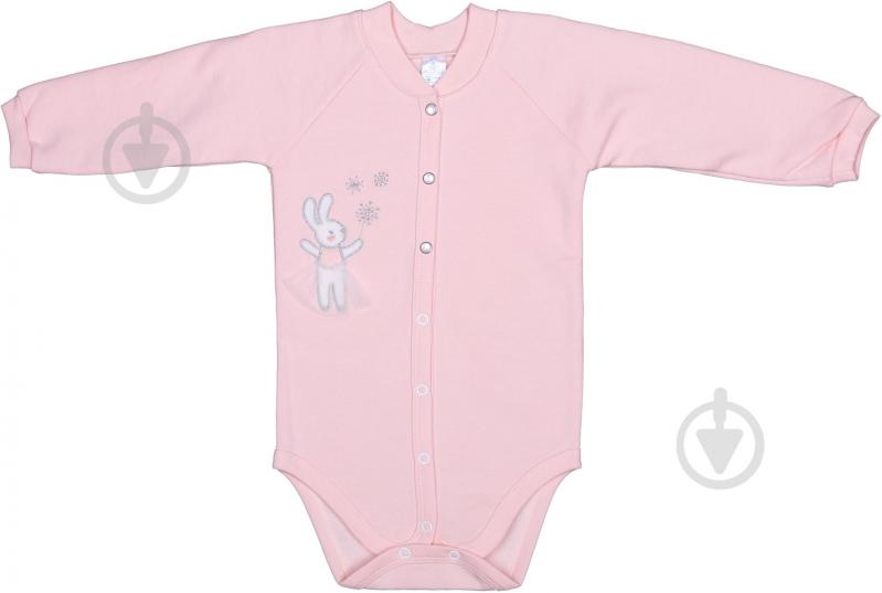 Боді дитяче для дівчинки Baby Veres Snowflake р.80 рожевий - фото 2