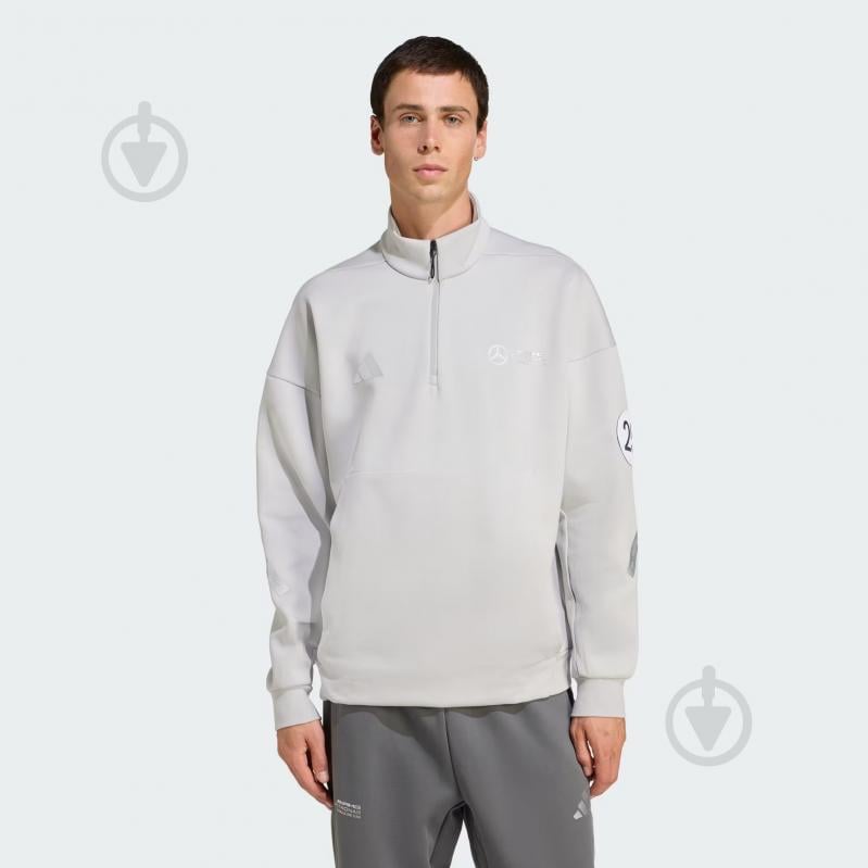 Світшот Adidas MER SIL HZ M JW3477 р.2XL сірий - фото 1
