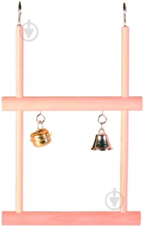 Качели Trixie двойные с колокольчиком - фото 1