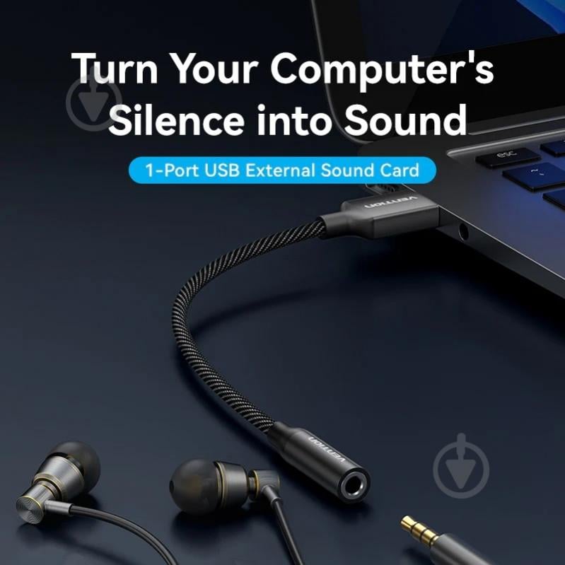 Звуковая карта Vention CVEBC - фото 4