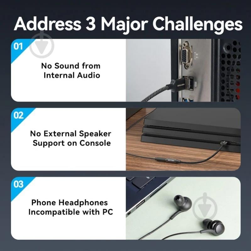 Звуковая карта Vention CVEBC - фото 6