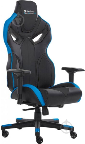 Кресло Sandberg Voodoo Gaming Chair игровое (640-82) черно-синий - фото 2