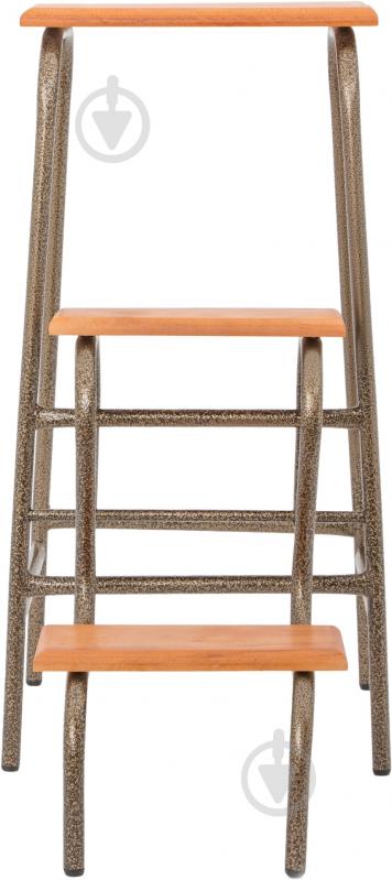 Табурет-лестница черешня / бронза - фото 3