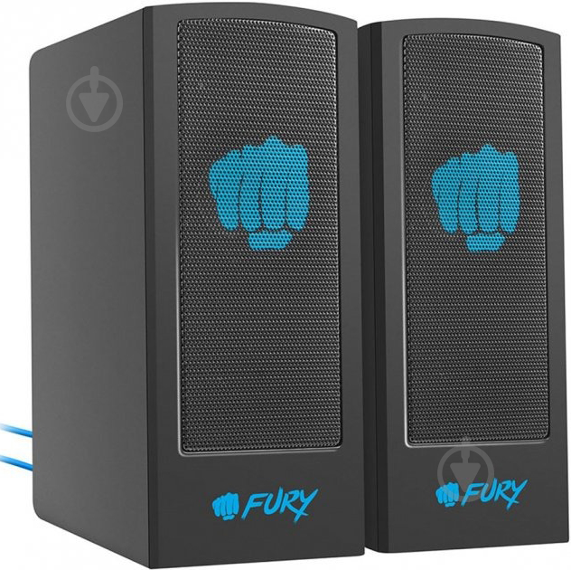 Акустична система Fury Skyray (RMS) USB 2.0 black 5 Вт NFU-1309 - фото 1