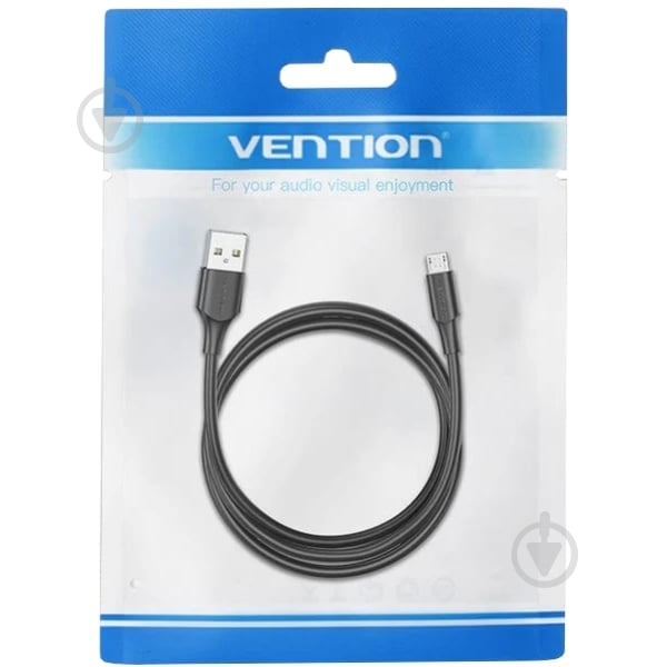 Кабель Vention USB 2.0 AM-micro BM 2 м черный (CTIBH) - фото 2 Кабель Vention USB 2.0 AM-micro BM 2 м черный (CTIBH) - фото 2