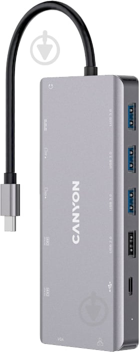 USB-хаб Canyon мультипортовый 13-в-1 DS-12 (CNS-TDS12) - фото 1