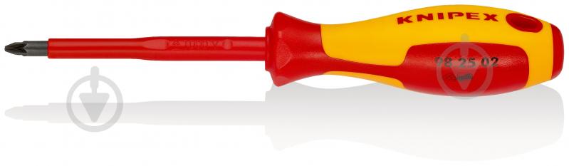 Викрутка KNIPEX для гвинтів з хрестовим шліцом 98 25 02 - фото 1 Викрутка KNIPEX для гвинтів з хрестовим шліцом 98 25 02 - фото 1