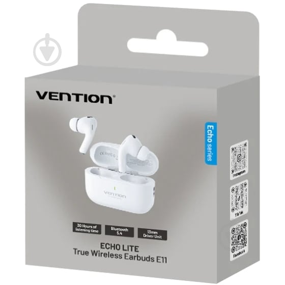 Наушники Vention Elf Earbuds ECHO LITE E11 white (NBVW0) - фото 4
