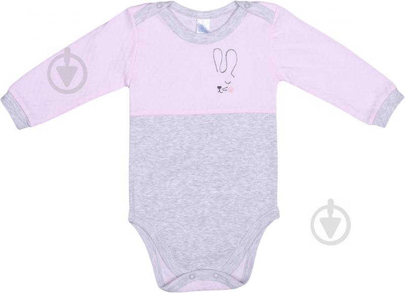 Боді дитяче для дівчинки Baby Veres Honey bunny суцільний р.68 рожевий - фото 2