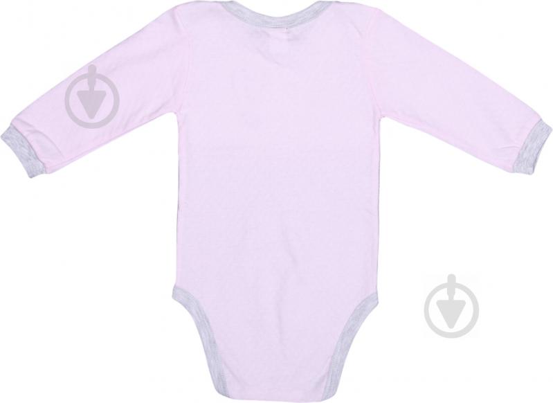 Боді дитяче для дівчинки Baby Veres Honey bunny суцільний р.78 рожевий - фото 3