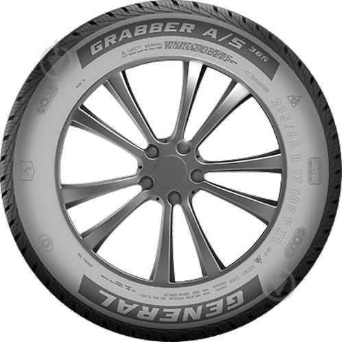 Шина General grabber as365 xl 235/65R17 V лето - фото 3