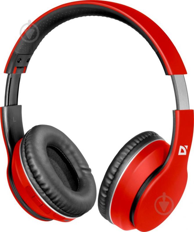 Гарнитура игровая Defender FreeMotion B580 Bluetooth red (63581) - фото 4 Гарнитура игровая Defender FreeMotion B580 Bluetooth red (63581) - фото 4