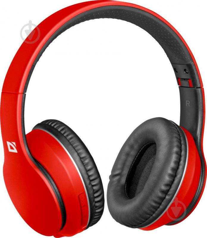 Гарнитура игровая Defender FreeMotion B580 Bluetooth red (63581) - фото 3 Гарнитура игровая Defender FreeMotion B580 Bluetooth red (63581) - фото 3