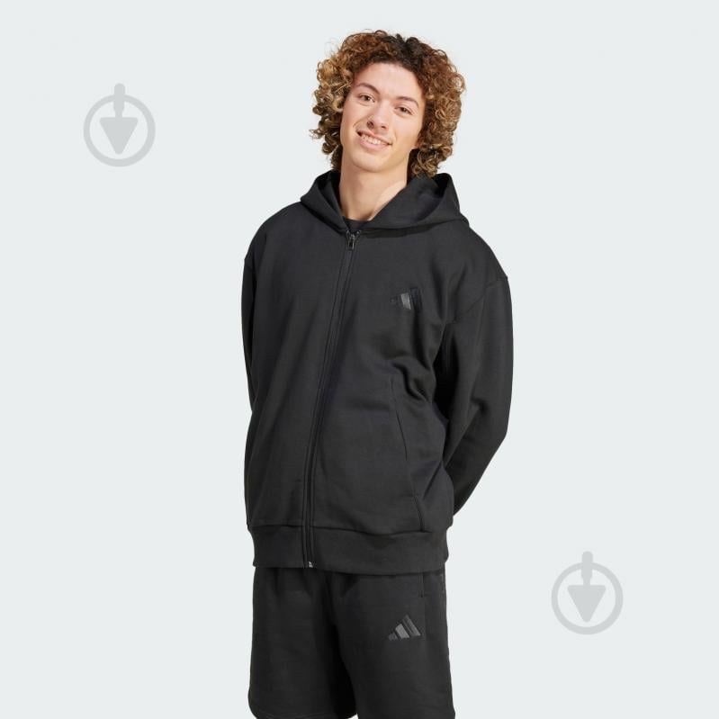 Джемпер Adidas M A SZN FL FZ IX1249 р.3XL чорний - фото 1
