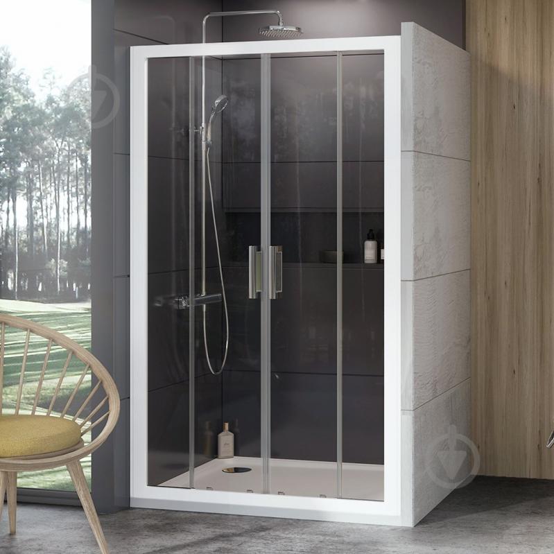 Душові двері Ravak 10DP4-140 білий +Transparent - фото 1 Душові двері Ravak 10DP4-140 білий +Transparent - фото 1