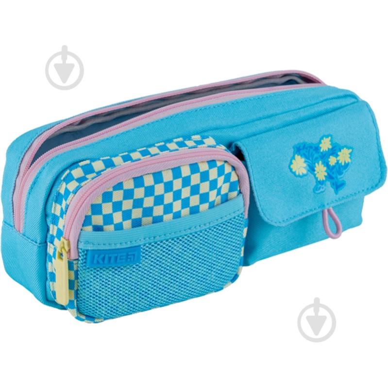 Пенал 2701-1 KITE голубой - фото 4