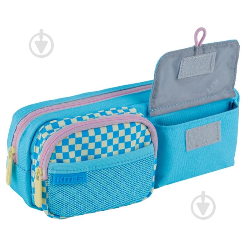 Пенал 2701-1 KITE голубой - фото 5