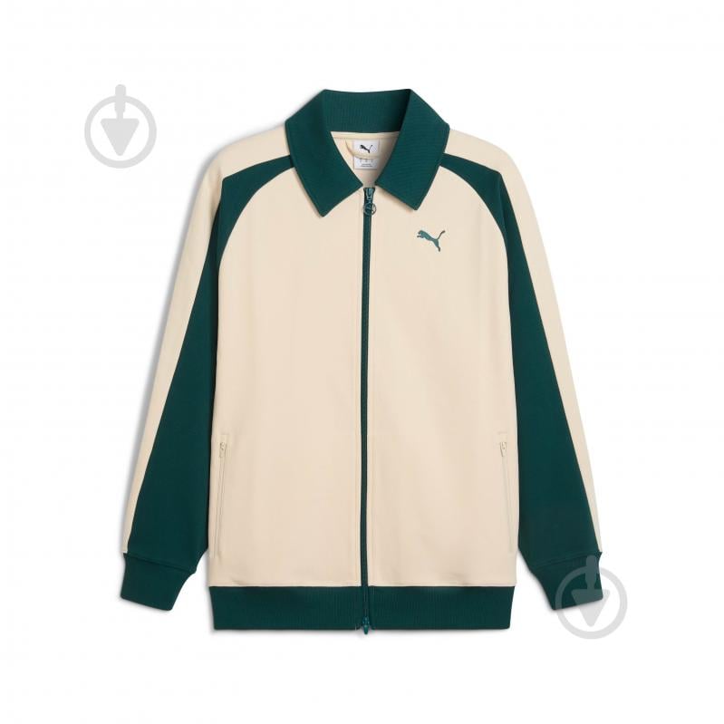 Джемпер Puma T7 Relaxed Wing Collar Jacquard Track Jacket DK 63299487 р.L белый - фото 6 Джемпер Puma T7 Relaxed Wing Collar Jacquard Track Jacket DK 63299487 р.L белый - фото 6