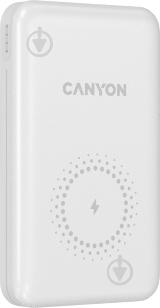 Повербанк Canyon PB-1001 10000 mAh white (CNS-CPB1001W) - фото 3