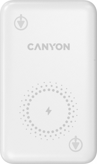 Повербанк Canyon PB-1001 10000 mAh white (CNS-CPB1001W) - фото 2