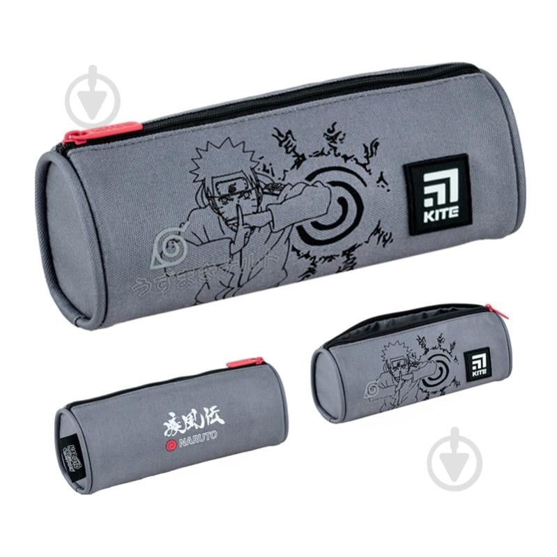 Пенал Naruto 667 KITE серый - фото 1