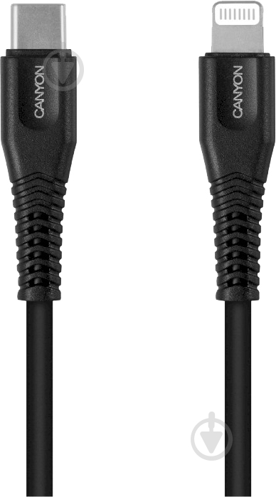 Кабель Canyon USB Type-C Lightning MFI-4 1,2 м black (CNS-MFIC4B) - фото 2