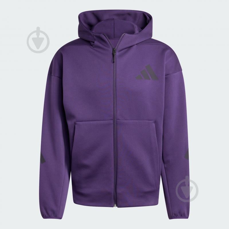 Джемпер Adidas M Z.N.E. FZ KB7124 р.L фіолетовий - фото 7 Джемпер Adidas M Z.N.E. FZ KB7124 р.L фіолетовий - фото 7